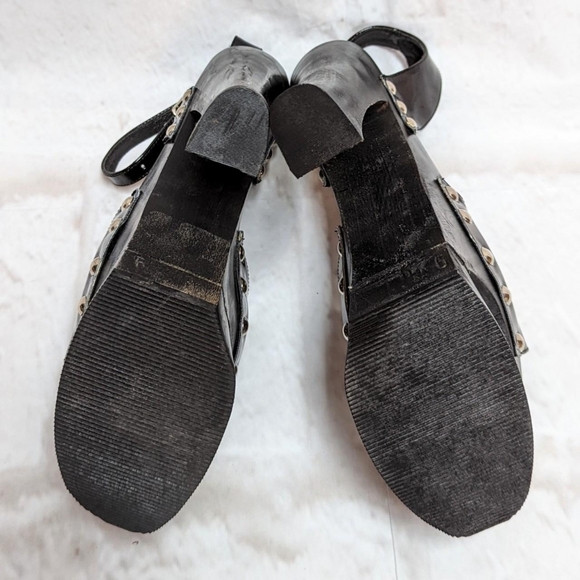 Pleaser wood platform cutout heels (Size 9) - Picture 4 of 4